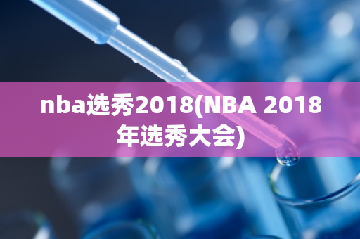 nba选秀2018(NBA 2018年选秀大会)