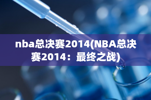 nba总决赛2014(NBA总决赛2014：最终之战)